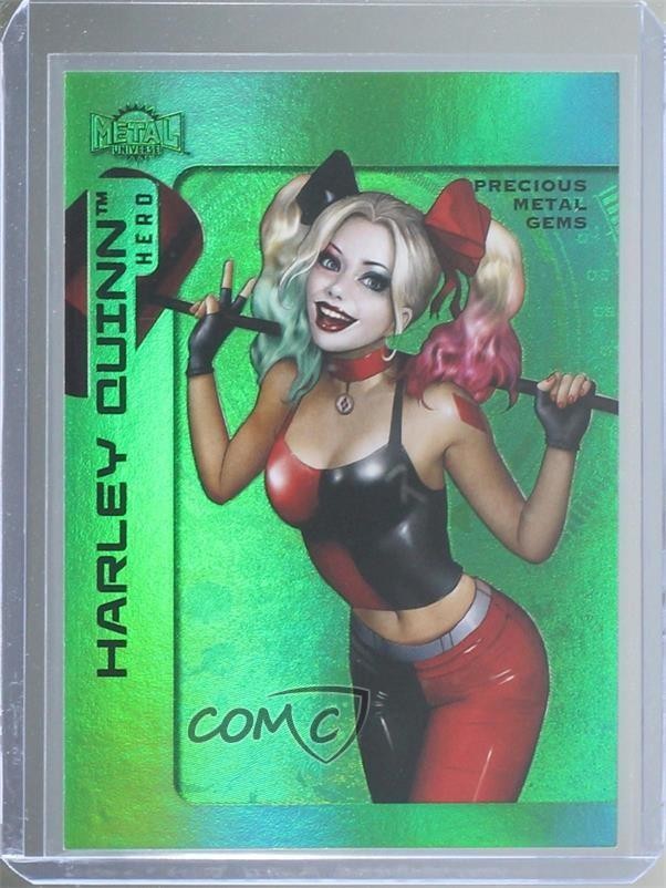 2025 Skybox Metal Universe Batman PMG Green 7/10 Harley Quinn #35 1s8q