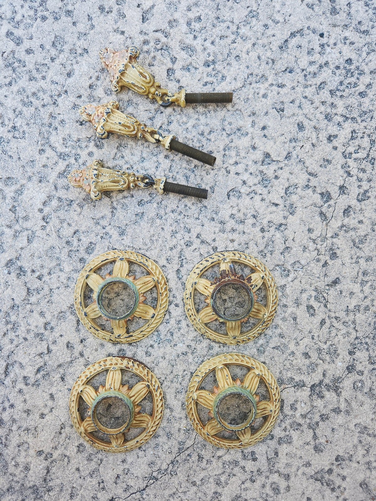 Antque Lamp Chandelier Cast Iron Parts for Your Project. Antque Lamp Chandelier Cast Iron Parts for Your Project.
