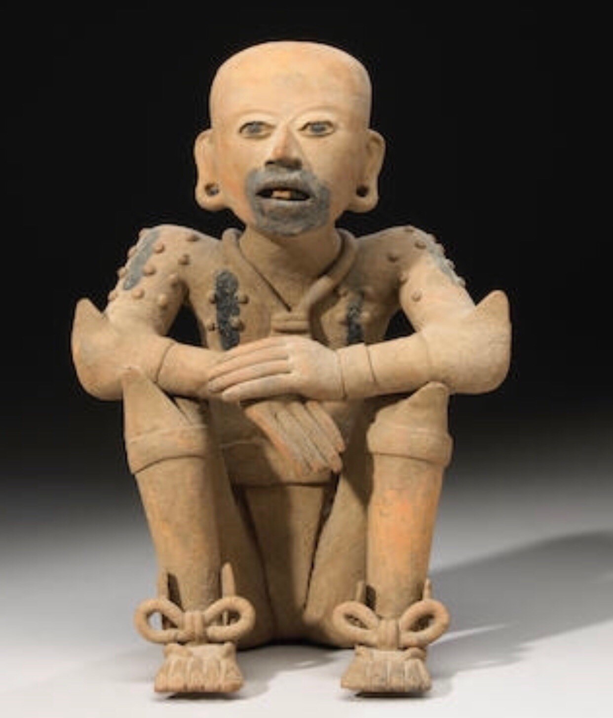 Large Remojadas Priest, Pre Columbian Art From Mexico Large Remojadas Priest, Pre Columbian Art From Mexico