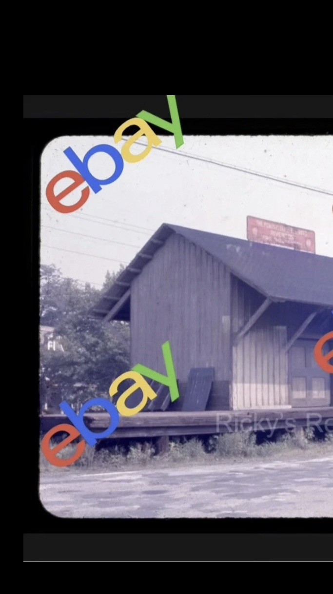Original Slide PRR Riverton NJ Freight Station 1963 Pennsylvania Railroad RARE Original Slide PRR Riverton NJ Freight Station 1963 Pennsylvania Railroad RARE