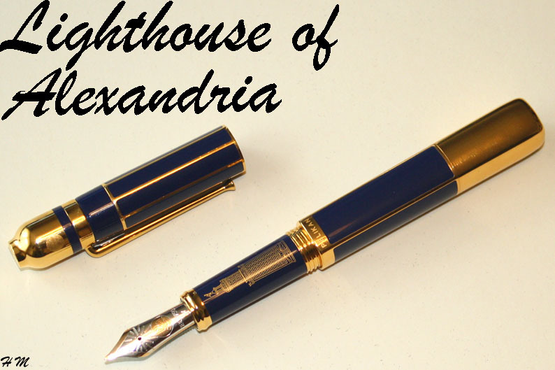 Pelikan FP M1000 LIGHTHOUSE of ALEXANDRIA, Nib M 18ct Gold Limited Edition LE Pelikan FP M1000 LIGHTHOUSE of ALEXANDRIA, Nib M 18ct Gold Limited Edition LE