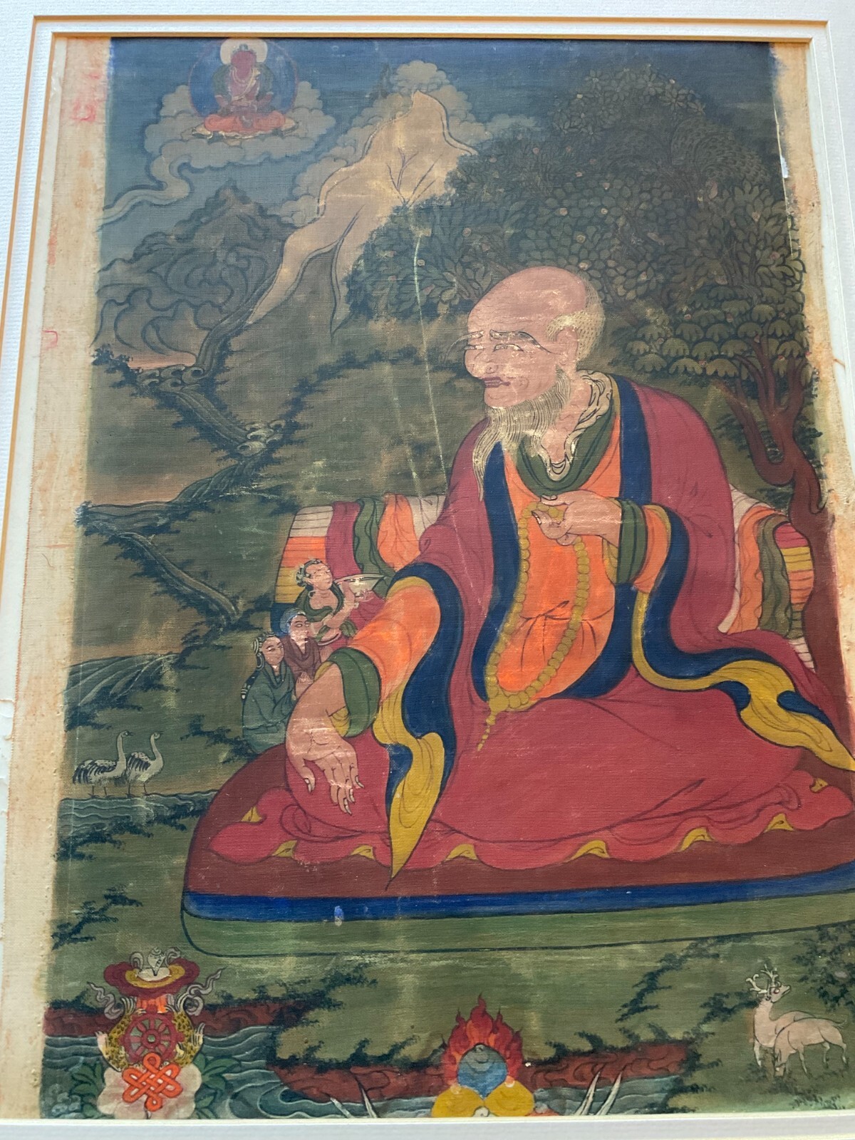  Very Rare Eastern Tibet Thangka depicting the Sage of Long Life , 18th century