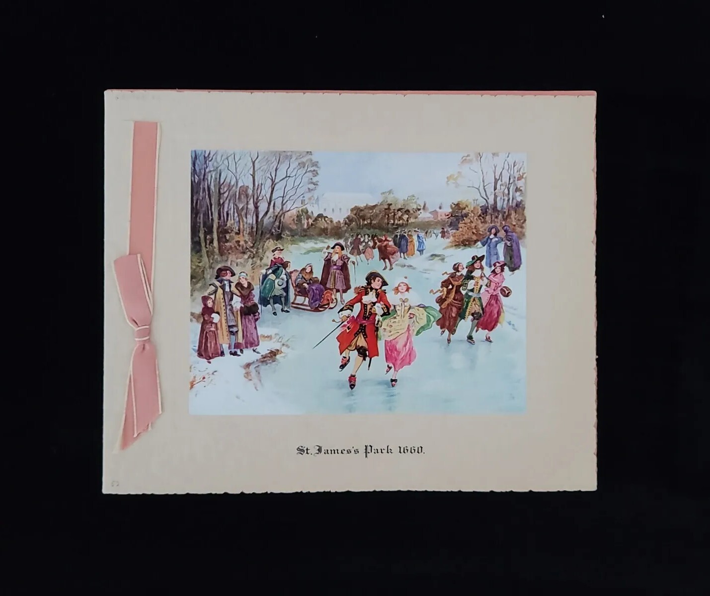 1931 King George VI as Prince Albert Signed Royal Christmas Card St James’s Park