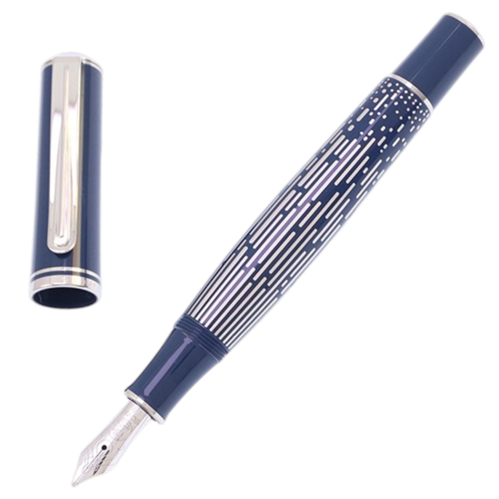 Pelikan M640 Nature Series Niagara 18C Fountain Pen B Nib 2007 Boxed