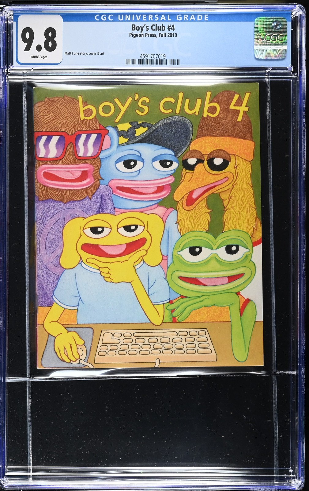 Boy's Club #4 - Pigeon Press 2010 CGC 9.8 SINGLE HIGHEST GRADE Boy's Club #4 - Pigeon Press 2010 CGC 9.8 SINGLE HIGHEST GRADE