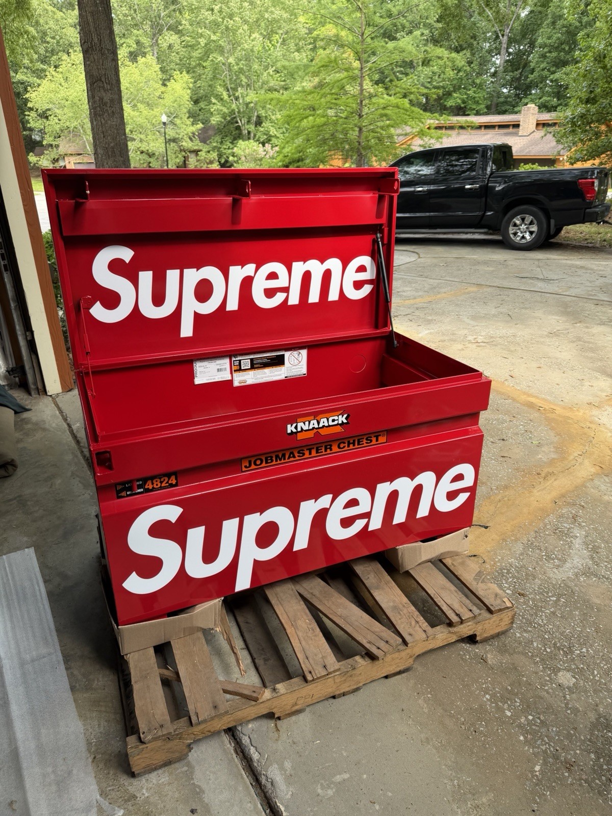 Limited Supreme x KNAACK Jobmaster Chest Rolling Tool Box Rare Shop Display