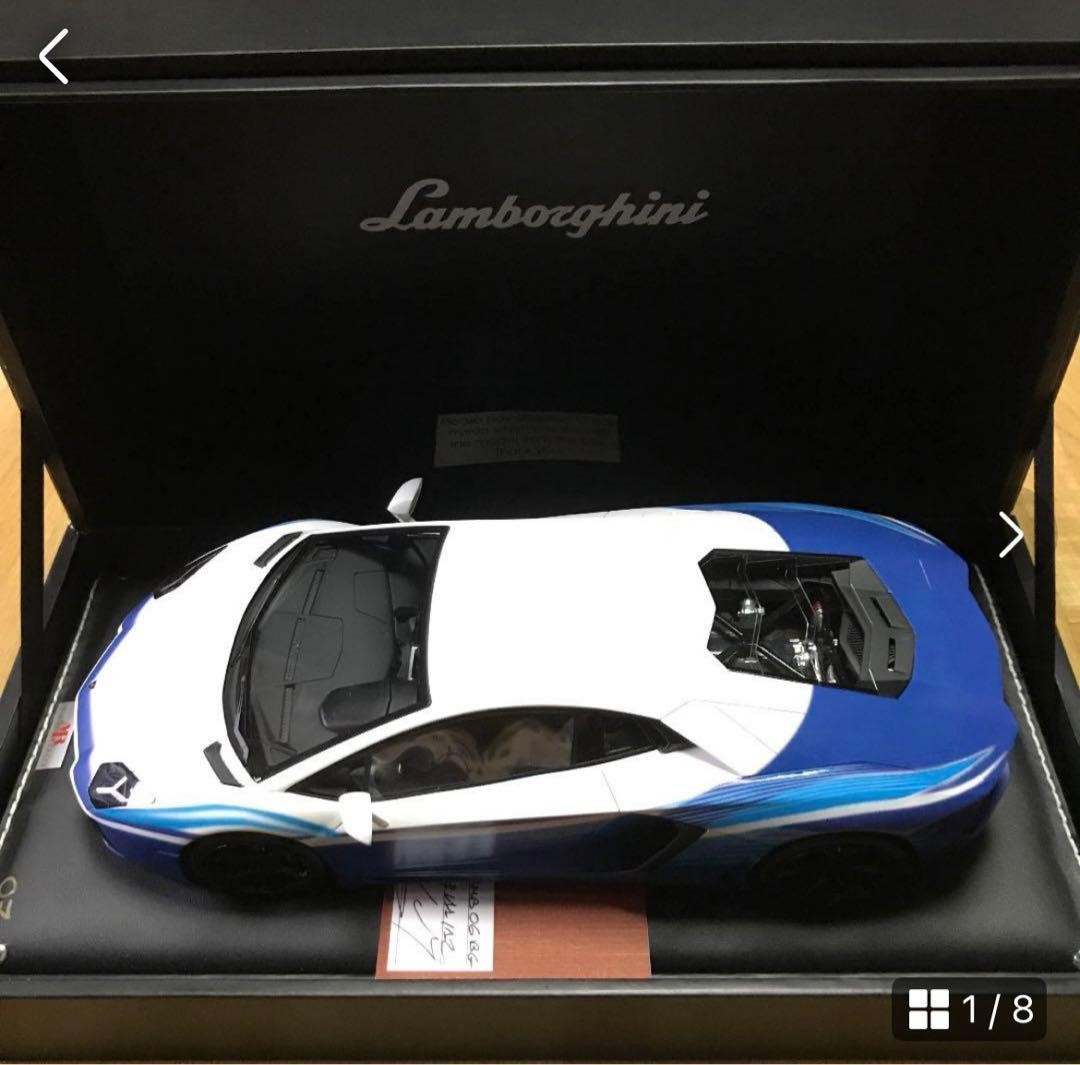 Mr Collection 1/18 Lamborghini Aventador Boeing Toy Car miniature collection Ori
