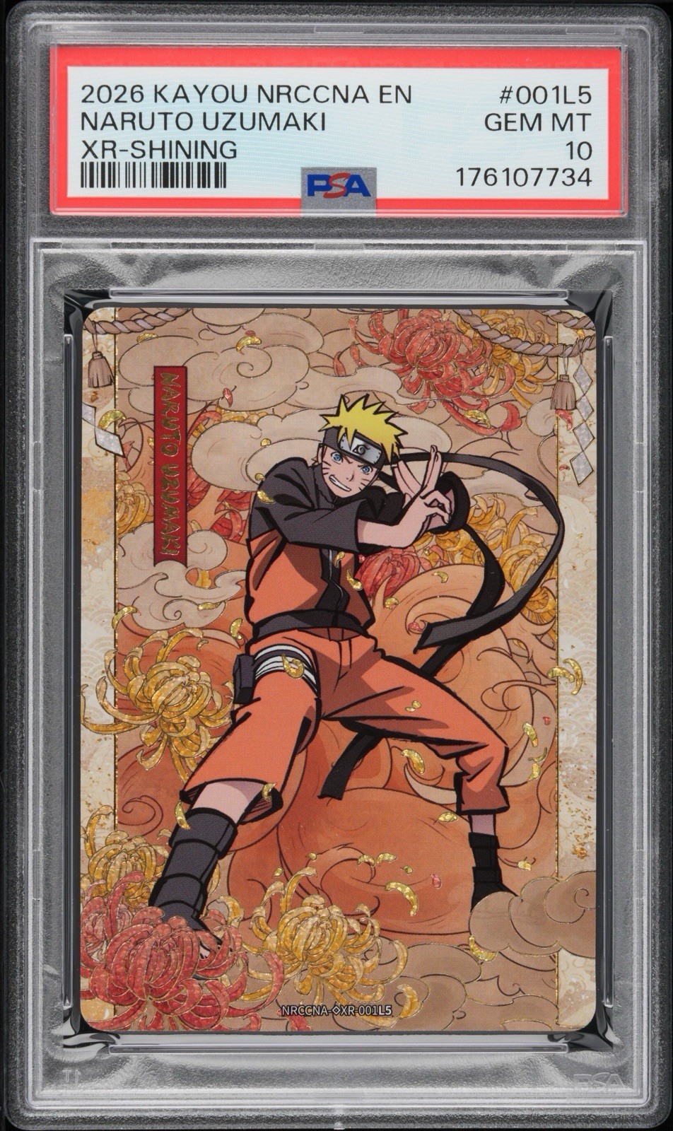 KAYOU Naruto *POP 1* NRCCNA EN Naruto Uzumaki 🔹XR-SHINING #001L5 PSA 10 17/99 KAYOU Naruto *POP 1* NRCCNA EN Naruto Uzumaki 🔹XR-SHINING #001L5 PSA 10 17/99