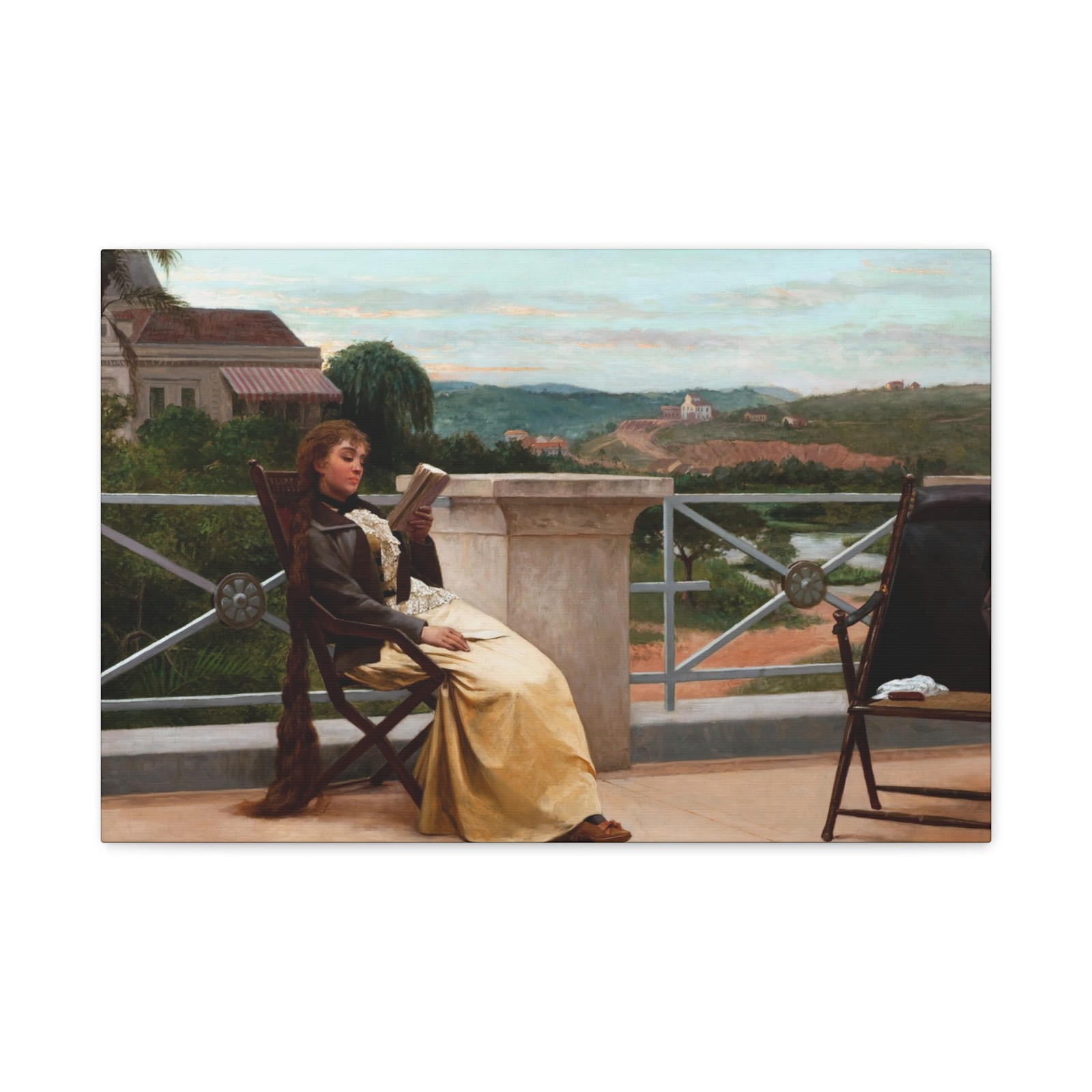 José Ferraz de Almeida Júnior (1850-1899) Reading 1892 - Canvas Wall Art José Ferraz de Almeida Júnior (1850-1899) Reading 1892 - Canvas Wall Art