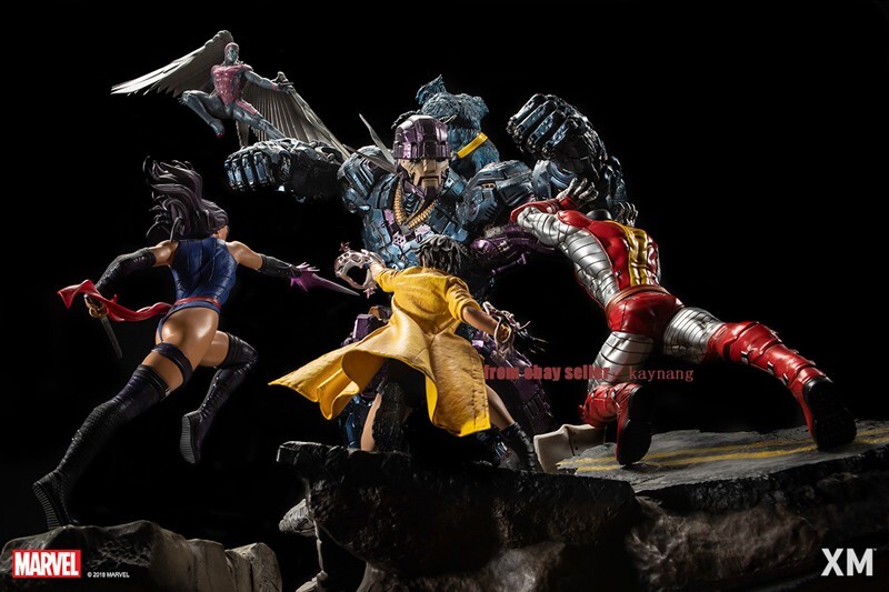 XM Studios Marvel Comics 1/6 Scale X-Men VS Sentinel GK Model Statue Second-Hand