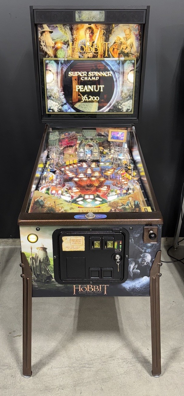 The Hobbit Limited Edition Pinball Machine Jersey Jack Orange County Pinballs
