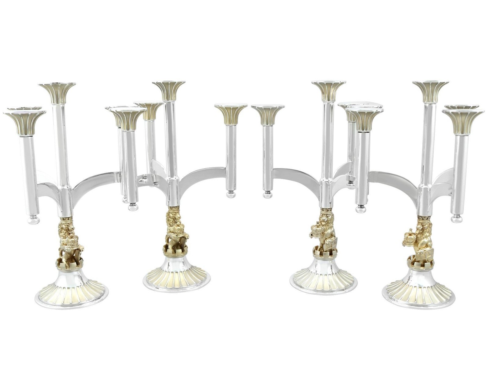 Vintage Sterling Silver Four Light Candelabra (1977) Vintage Sterling Silver Four Light Candelabra (1977)