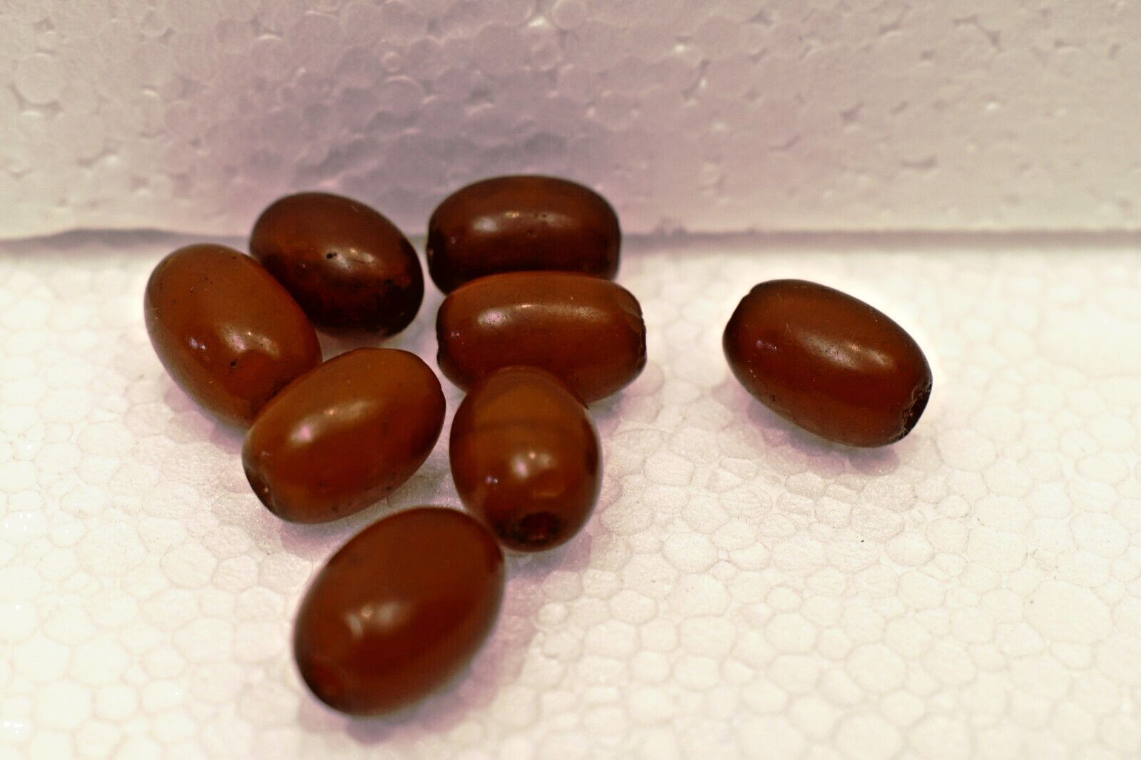 Antique Kerba Prayer Beads Original Islamic Genuine Amber Color 8 Pc 11Grams Antique Kerba Prayer Beads Original Islamic Genuine Amber Color 8 Pc 11Grams