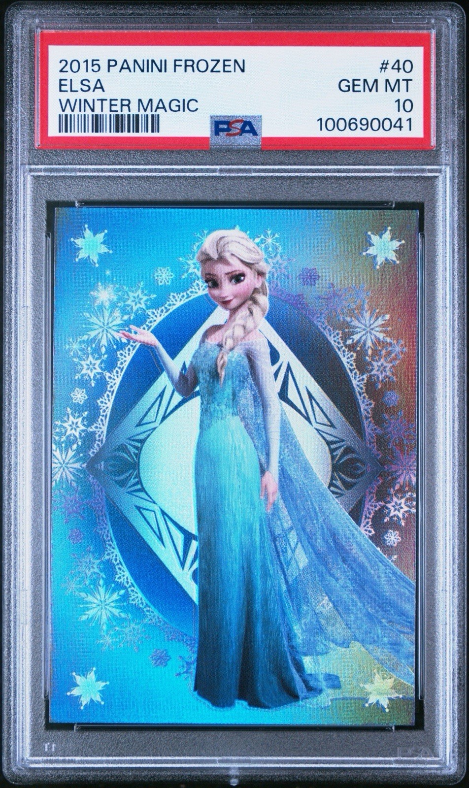 2015 PANINI FROZEN WINTER MAGIC #40 ELSA WINTER MAGIC PSA 10 GEM MINT POP 2 RARE 2015 PANINI FROZEN WINTER MAGIC #40 ELSA WINTER MAGIC PSA 10 GEM MINT POP 2 RARE