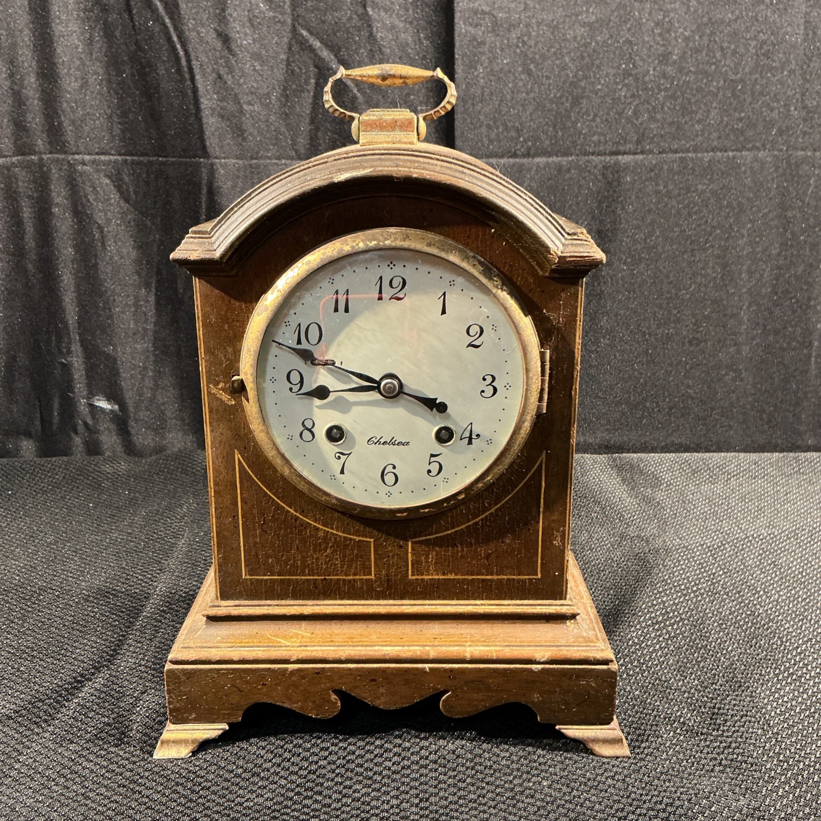 Williamsburg Chelsea ~ Mahogany Cased~ Wythe House Mantel ~ Clock ~ RARE