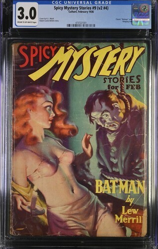 Spicy Mystery 1936 February CGC 3.0. RARE 