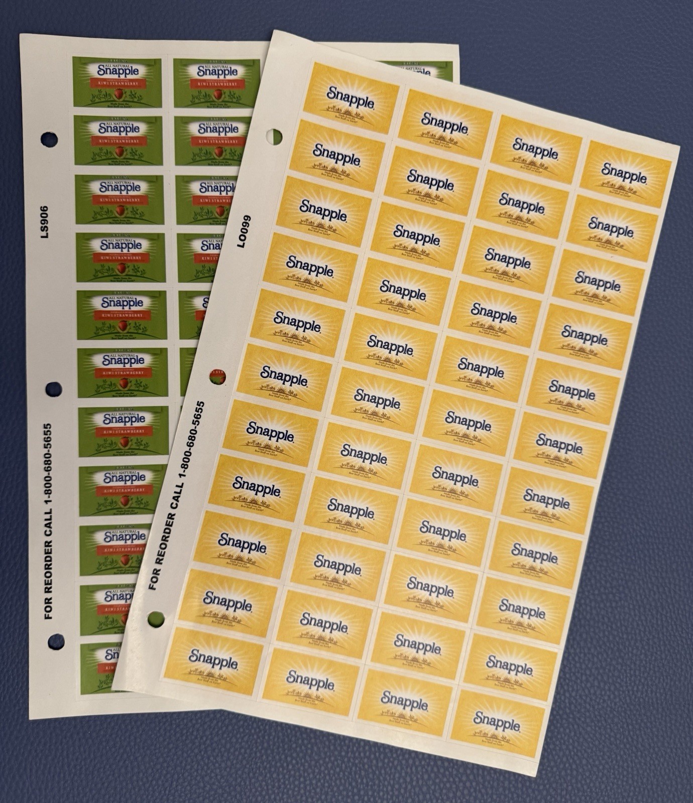 88 SNAPPLE Apple Lemonade Vendor Retail Store Shelf Display Small Sticker 2 Page 88 SNAPPLE Apple Lemonade Vendor Retail Store Shelf Display Small Sticker 2 Page