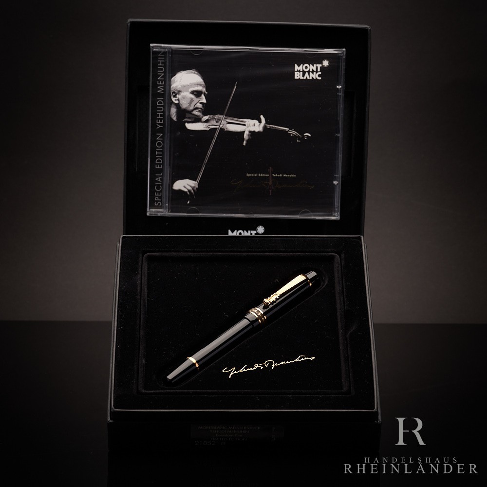 Montblanc Donation Pen 2000 Special Edition Yehudi Menuhin Fountain Pen OVP Montblanc Donation Pen 2000 Special Edition Yehudi Menuhin Fountain Pen OVP