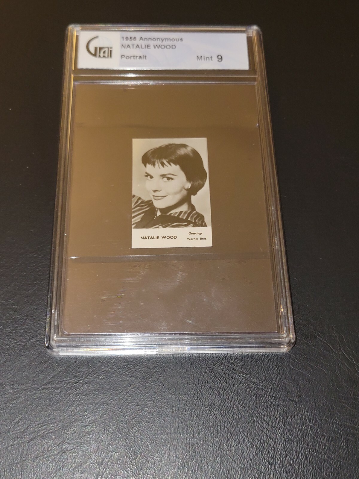 1956 Anonymous Film Stars Natalie Wood portrait GAI 9 Mint Rare 1956 Anonymous Film Stars Natalie Wood portrait GAI 9 Mint Rare