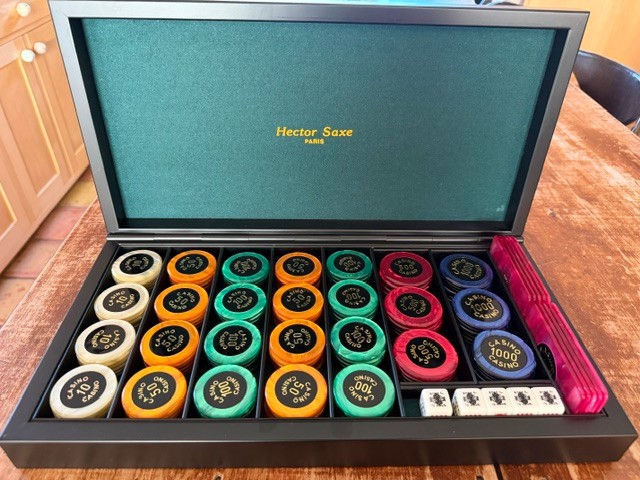 Hector Saxe Vintage Poker Chips Hector Saxe Vintage Poker Chips