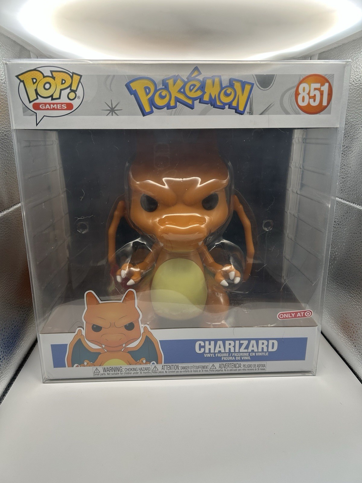 Funko Pop Jumbo 10in & 6in Charizard Charmeleon Charmander + Glitter Funko Pop Jumbo 10in & 6in Charizard Charmeleon Charmander + Glitter