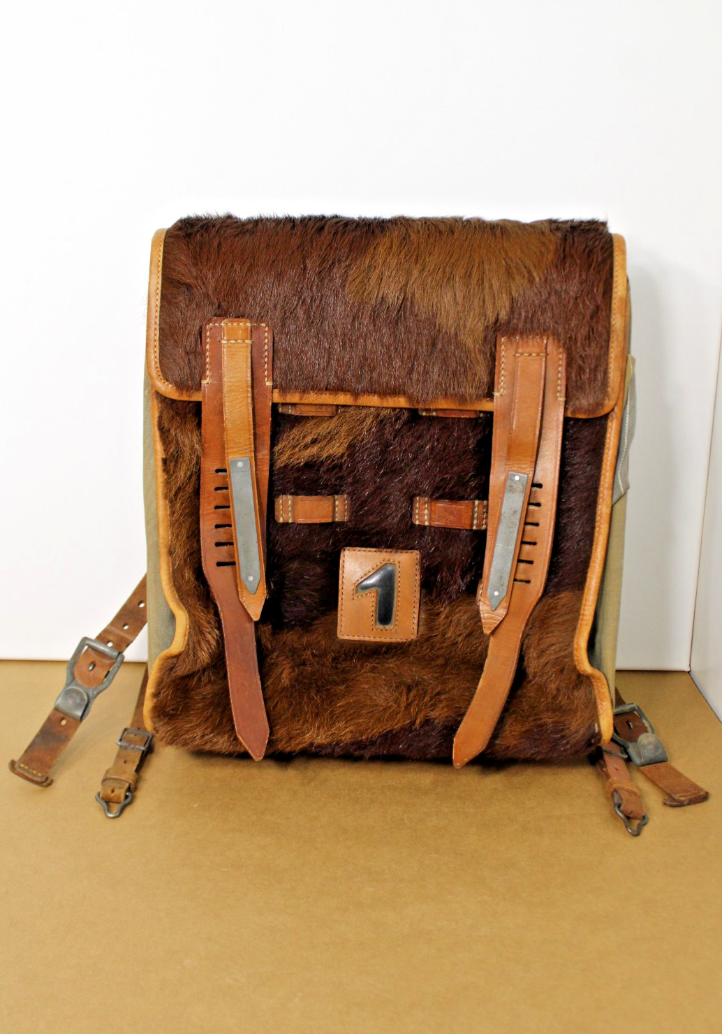 Original WWII German Wehrmacht Radio Signalman's Horse Hair M34 Backpack No. 1 Original WWII German Wehrmacht Radio Signalman's Horse Hair M34 Backpack No. 1