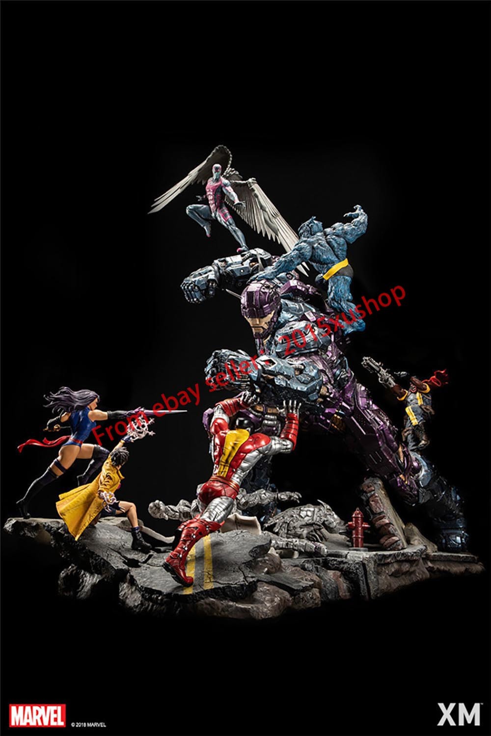 XM Studios Marvel Comics 1/6 Scale X-Men VS Sentinel GK Model Statue Second-Hand