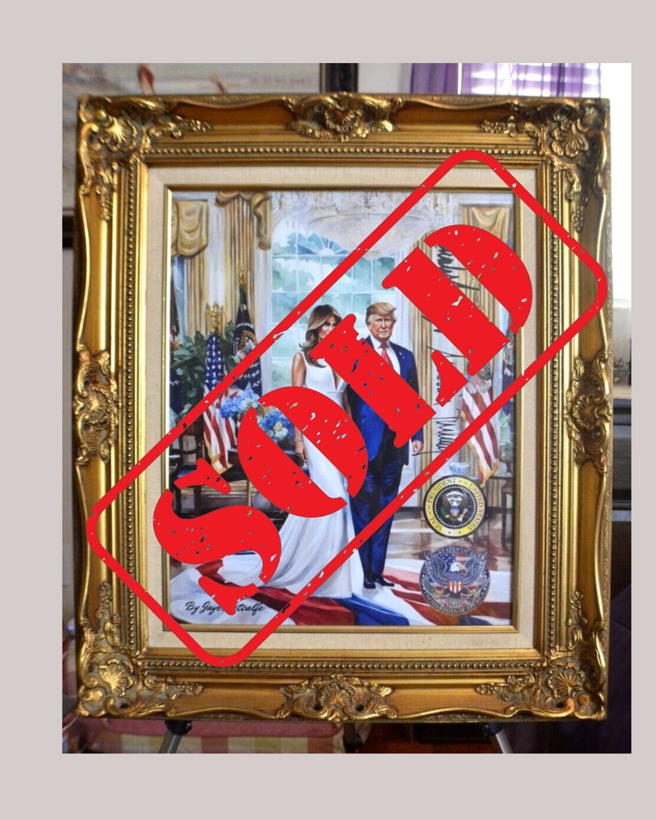 Donald Trump and Melania Trump Art RARE Limited / Special Edition Only 50 Donald Trump and Melania Trump Art RARE Limited / Special Edition Only 50