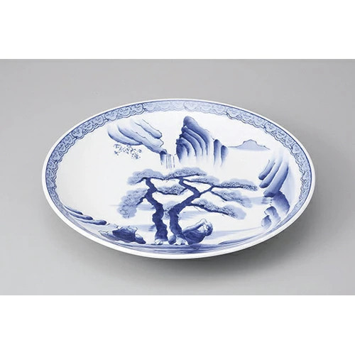 10-piece set Arita-yaki serving plate Arita-yaki landscape 15th pla From Japan 10-piece set Arita-yaki serving plate Arita-yaki landscape 15th pla From Japan