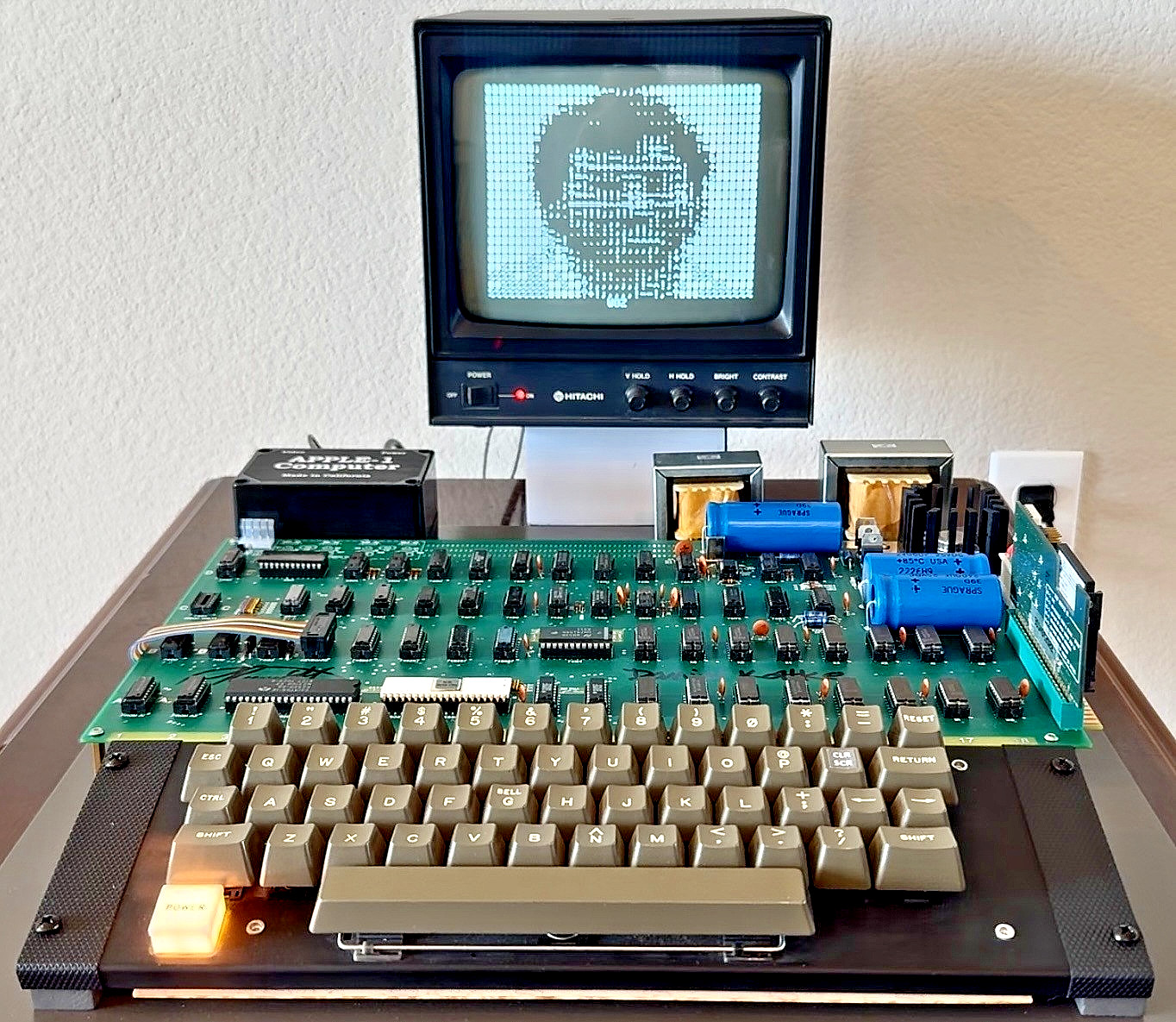 Rare Apple-1 Computer Clone with CRT monitor - 50th Anniversary