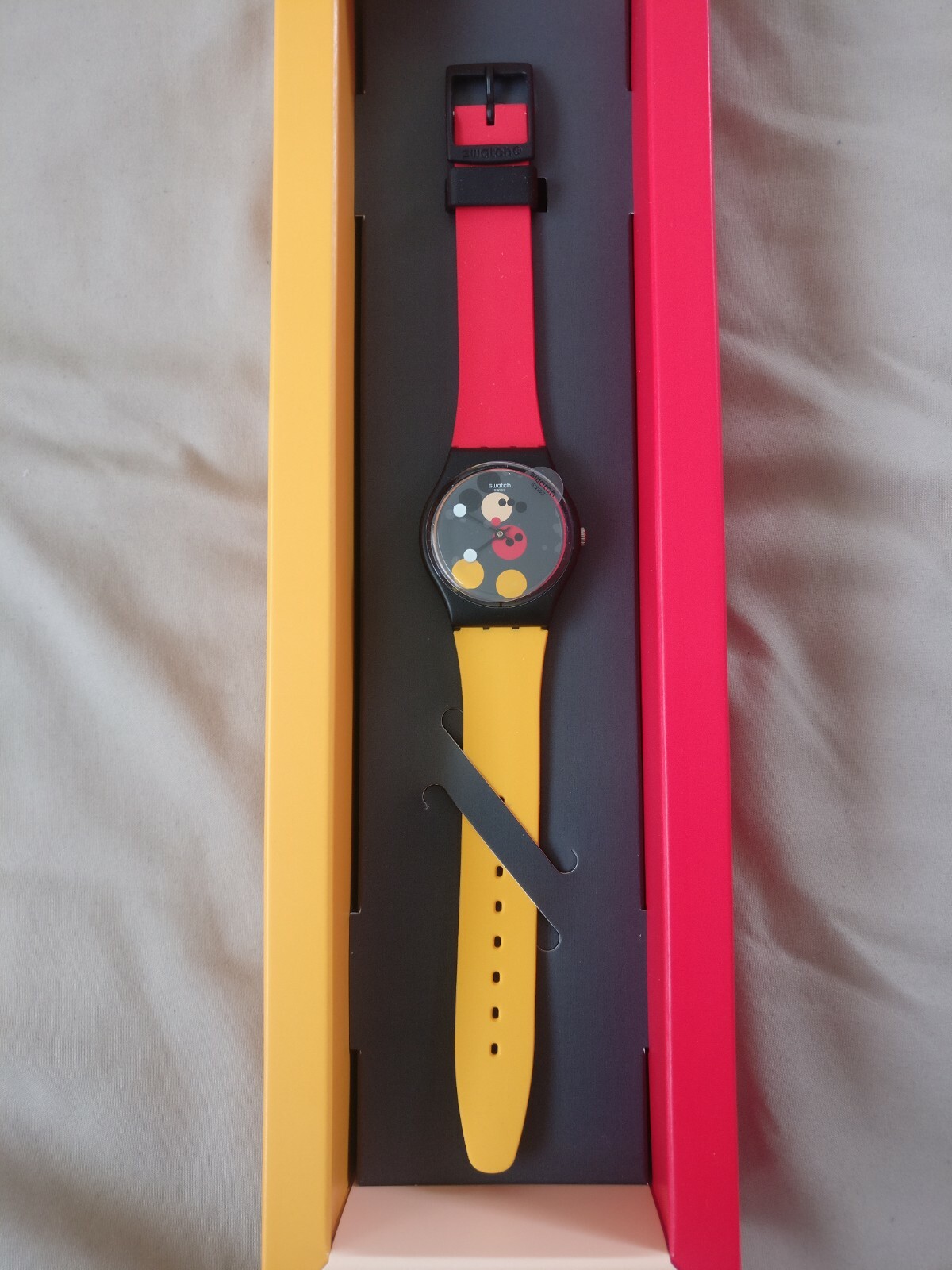 Swatch x Mickey Mouse Damien Hirst Disney 90th Anniversary Limited Edition Watch