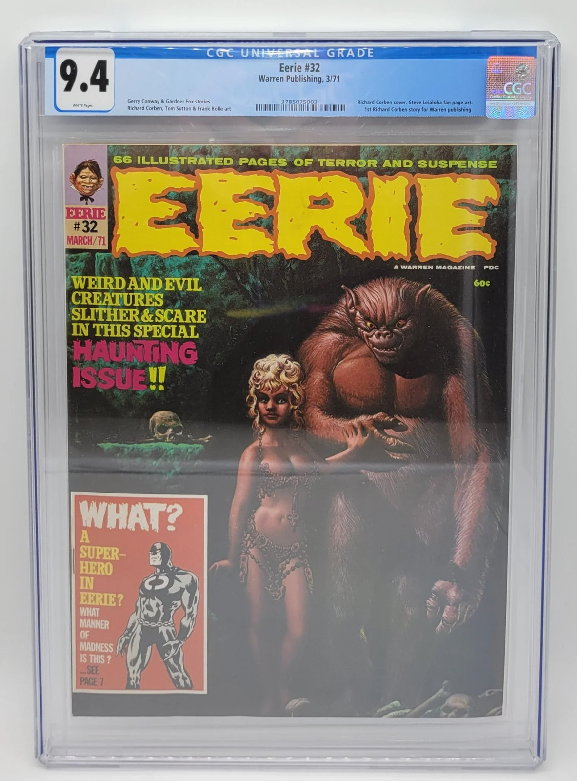 Eerie Magazine 32 CGC 9.4 (1971) Eerie Magazine 32 CGC 9.4 (1971)