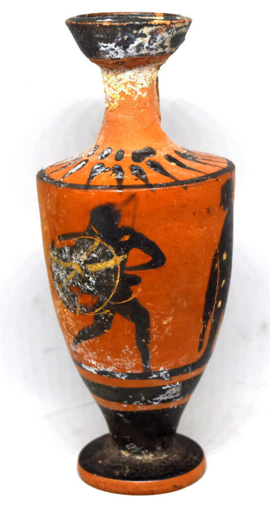 Ancient Authentic Greek Vessel Jug Pitcher Pottery 5 1/2 Ancient Authentic Greek Vessel Jug Pitcher Pottery 5 1/2