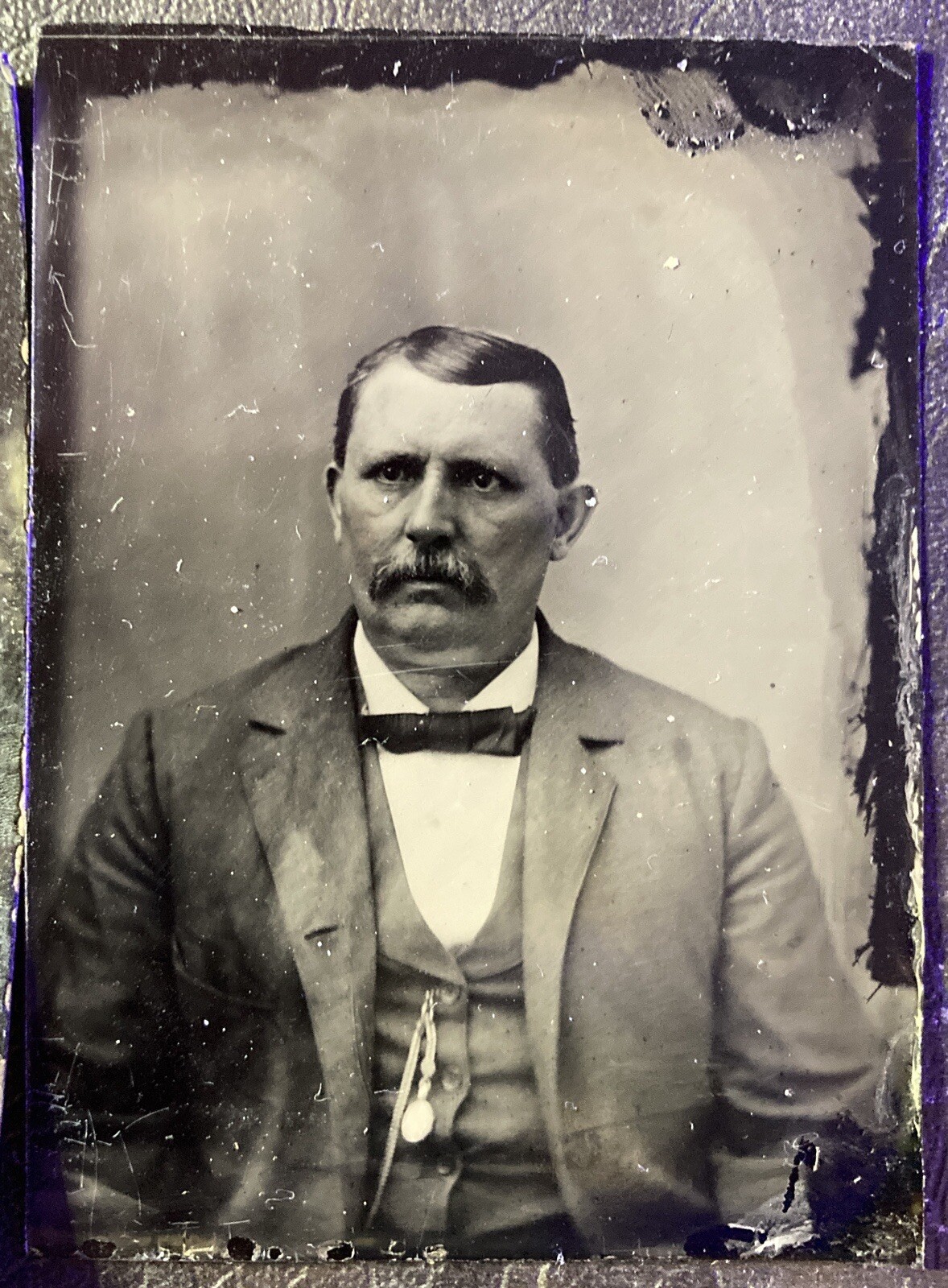 Antique Tintype of American Icon Doc Holliday  Near the End of his Life Rare Key