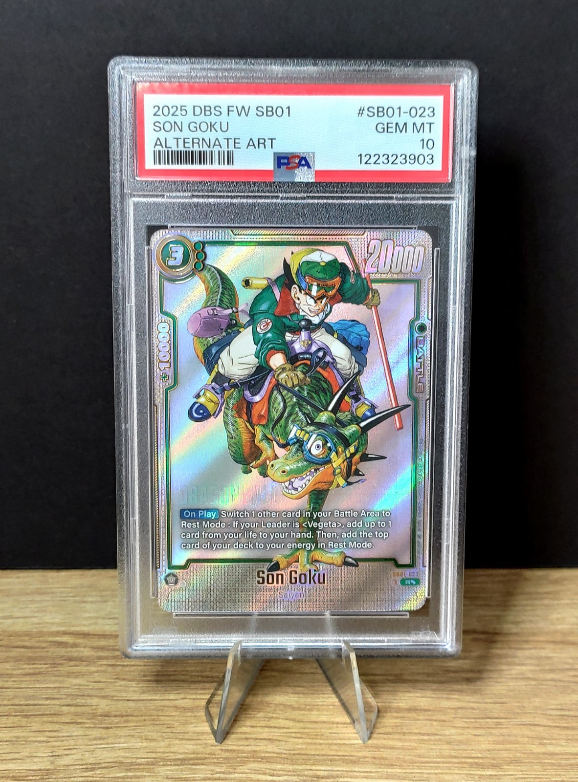 Dragon Ball Fusion World Manga Sb01-023 Son Goku Ultra Alternate Art Toriyama