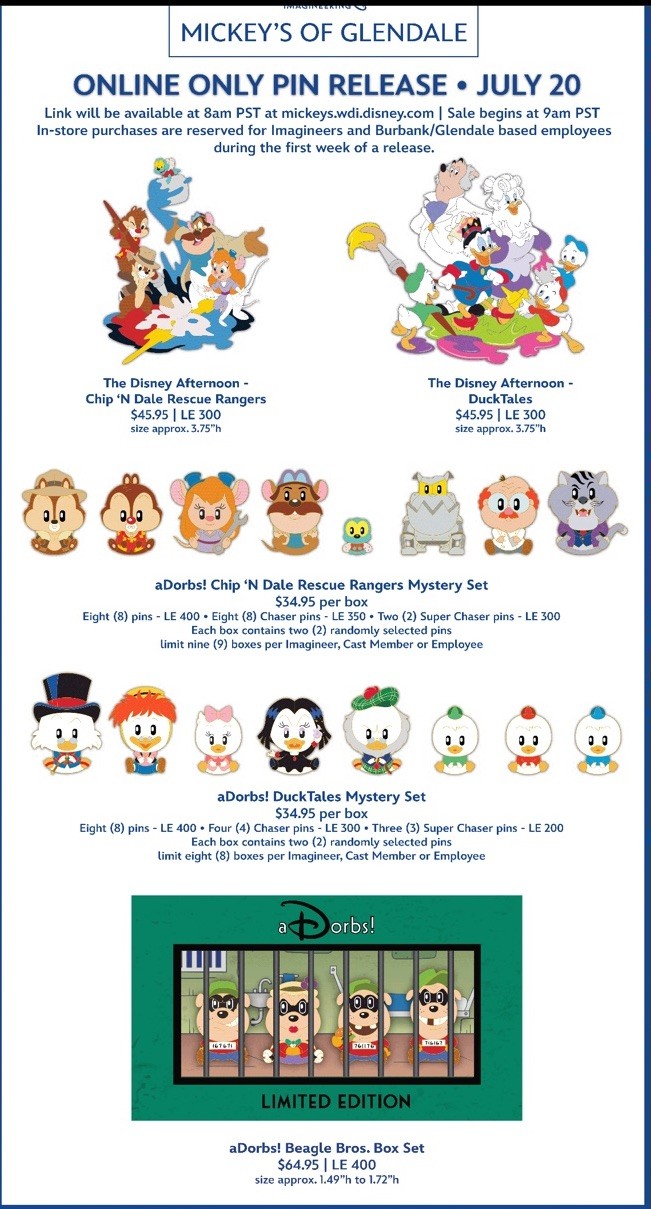 MOG Chip 'N Dale & Duck Tales full flyer MOG Chip 'N Dale & Duck Tales full flyer