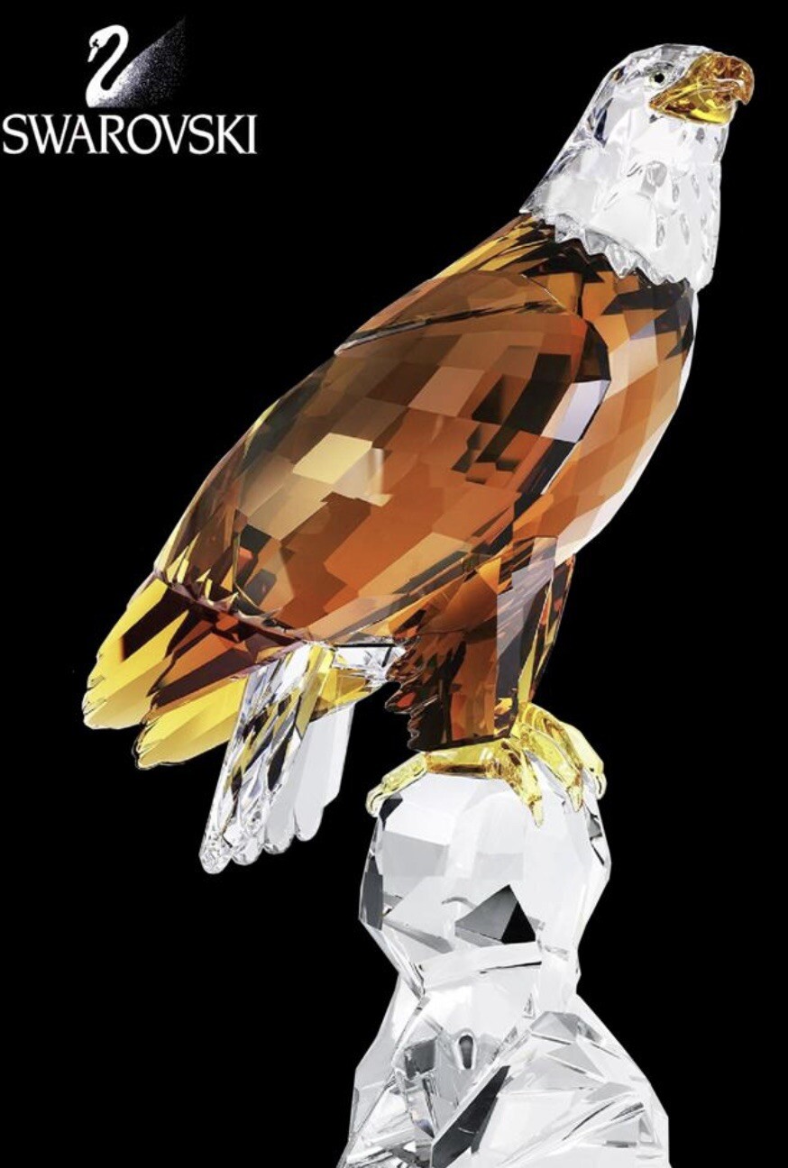 Swarovski Bald Eagle 2011 Crystal Figurine, Numbered, Limited Edition 1042762.