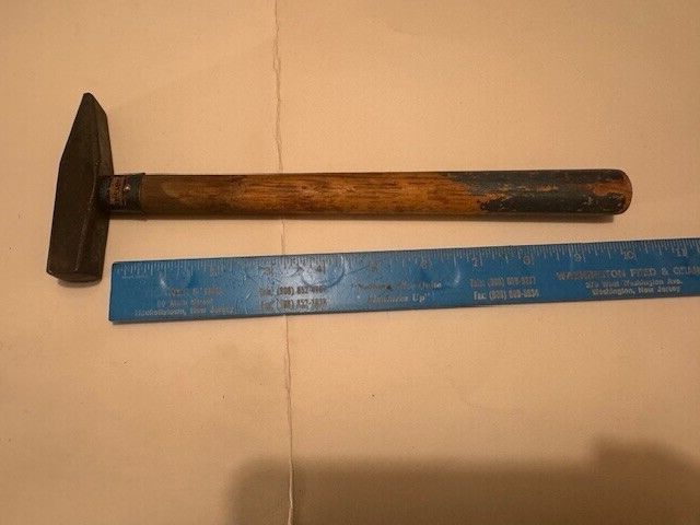 MADE GERMANY VINTAGE MEISTER CROSS PEEN HAMMER 9.8 OZ TW - METAL WORKING ORIINAL