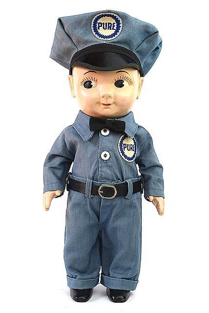 Vintage 1950s Buddy Lee Doll Pure Oil Uniform All Original House Mark Tag Rare