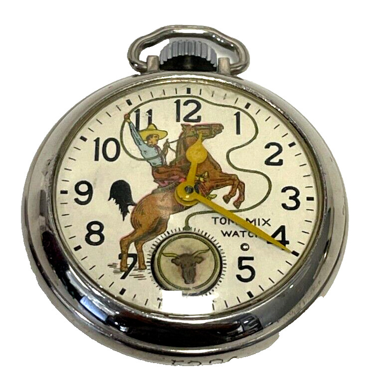 Vintage 1933 Tom Mix Pocket Watch Vintage 1933 Tom Mix Pocket Watch