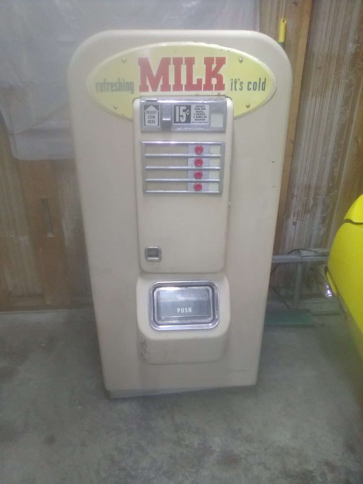 1956 Milk vending machine One of ONLY 500 Rare opportunity Free Delivery Buy NOW