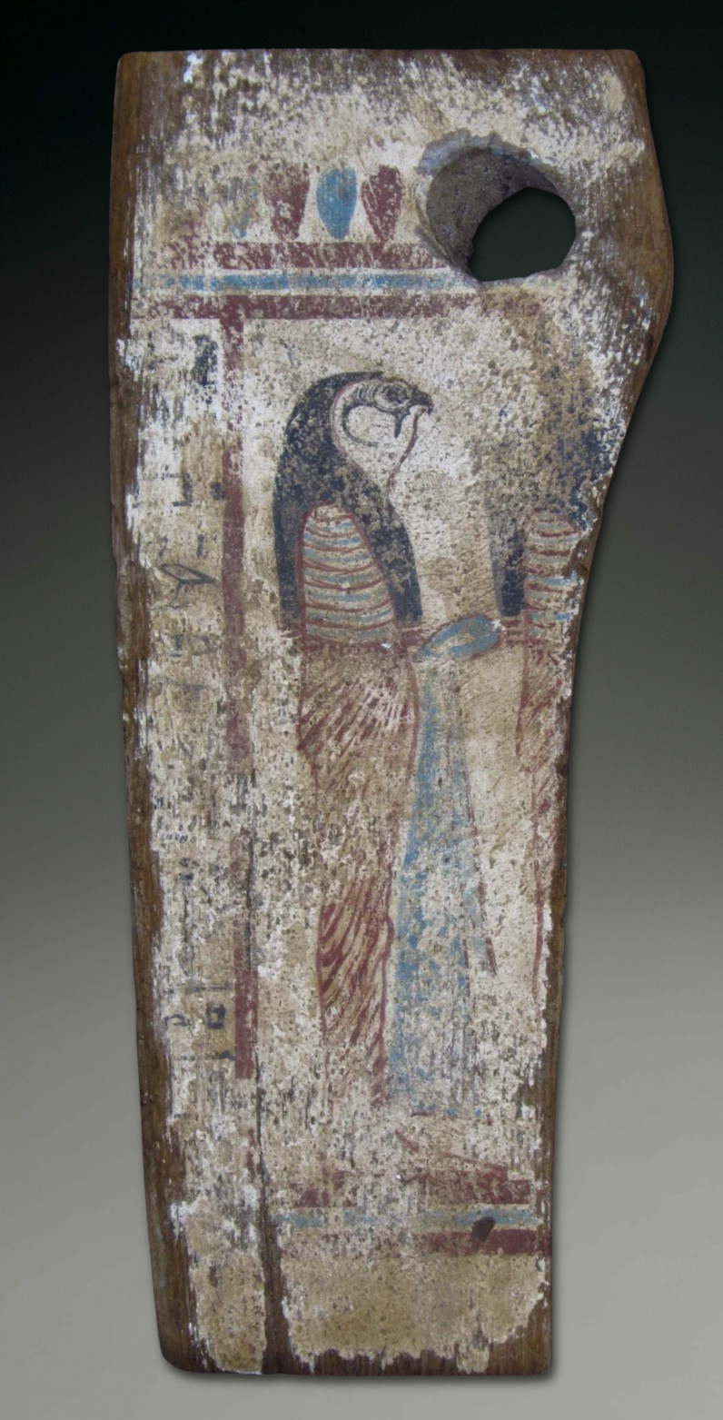 Egypt, New Kingdom. Wooden Fragmented Sarcophagus. ca. 1550-1070 BC.