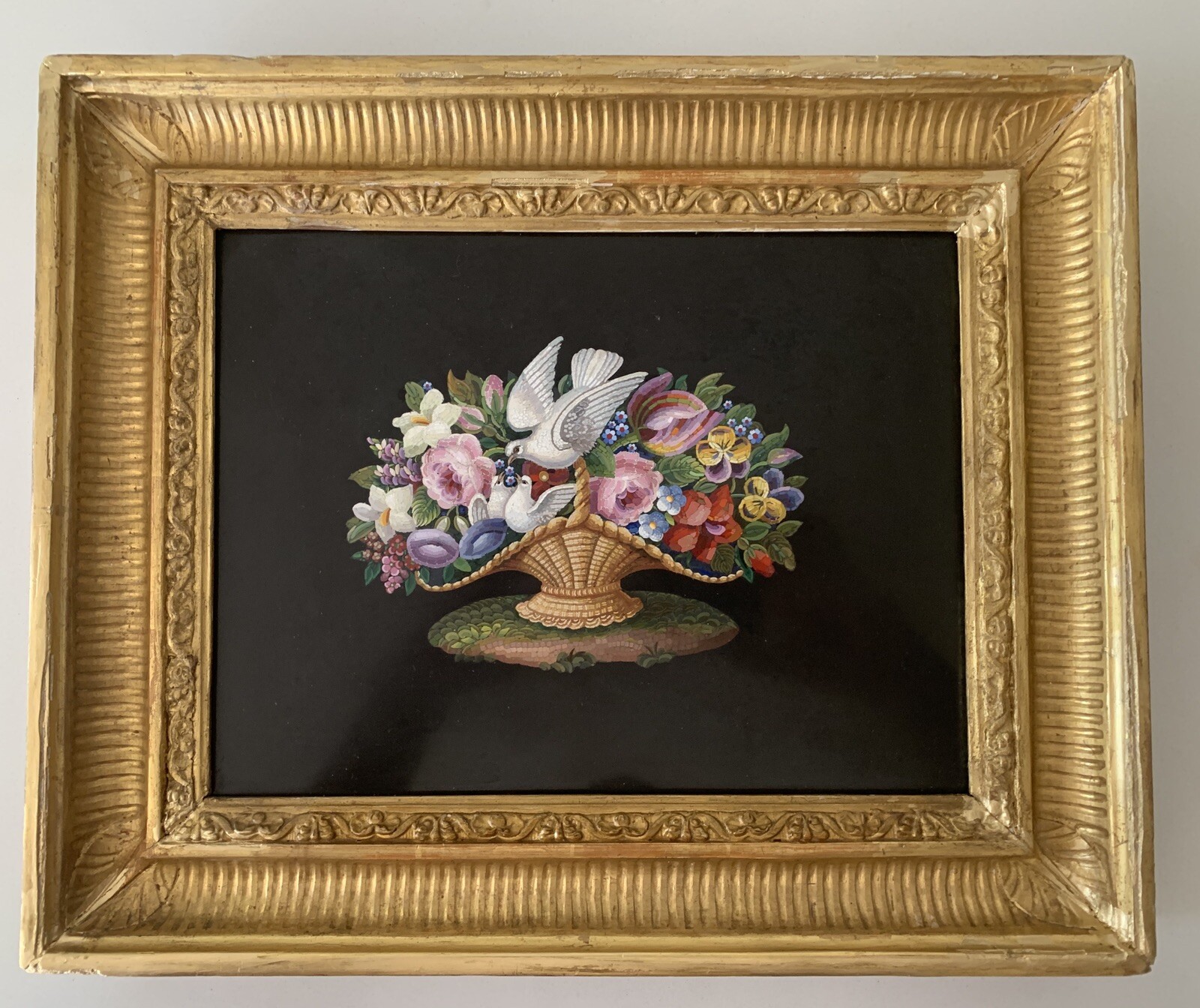 ITALIAN 19 CENTURY MICROMOSAIC PANEL COLLECTION OF GIANNI VERSACE SOTHEBY'S 2001