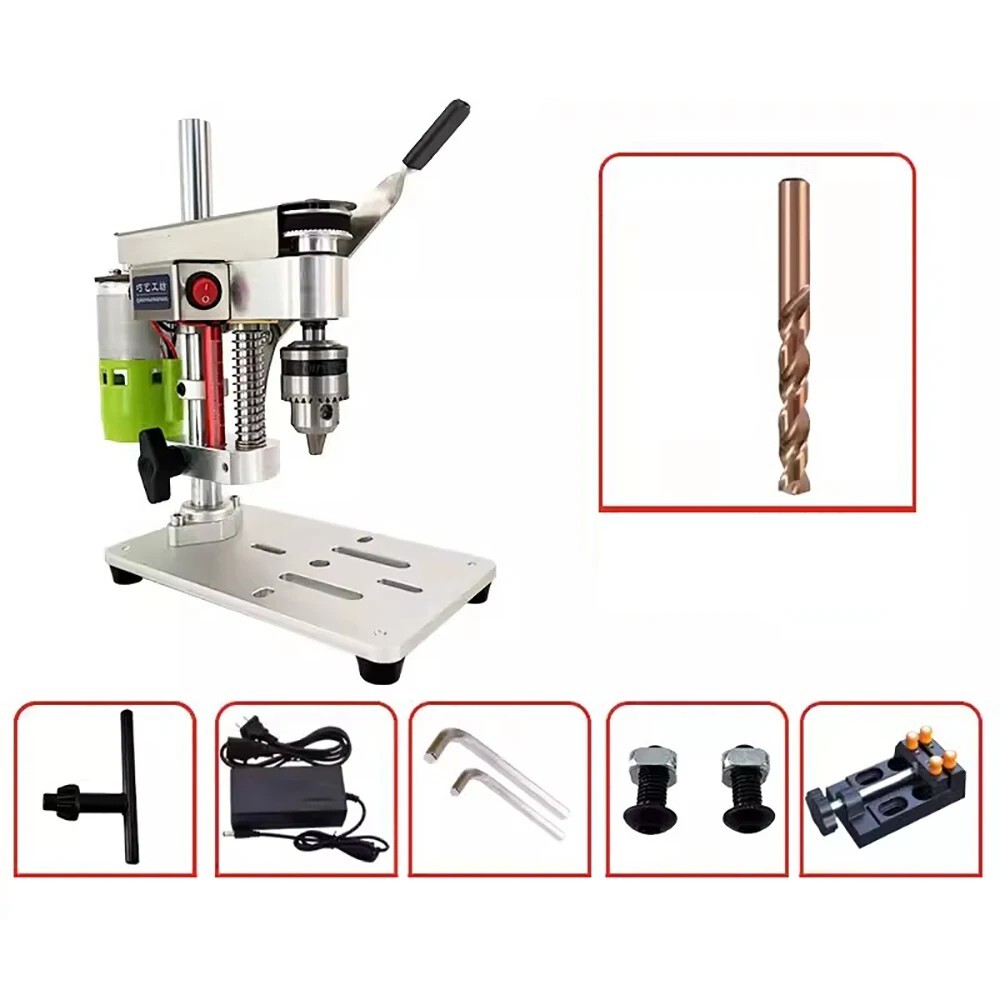 Micro Desktop Drill Set Household DIY Mini Punching Drilling Machine w 795 Motor Micro Desktop Drill Set Household DIY Mini Punching Drilling Machine w 795 Motor