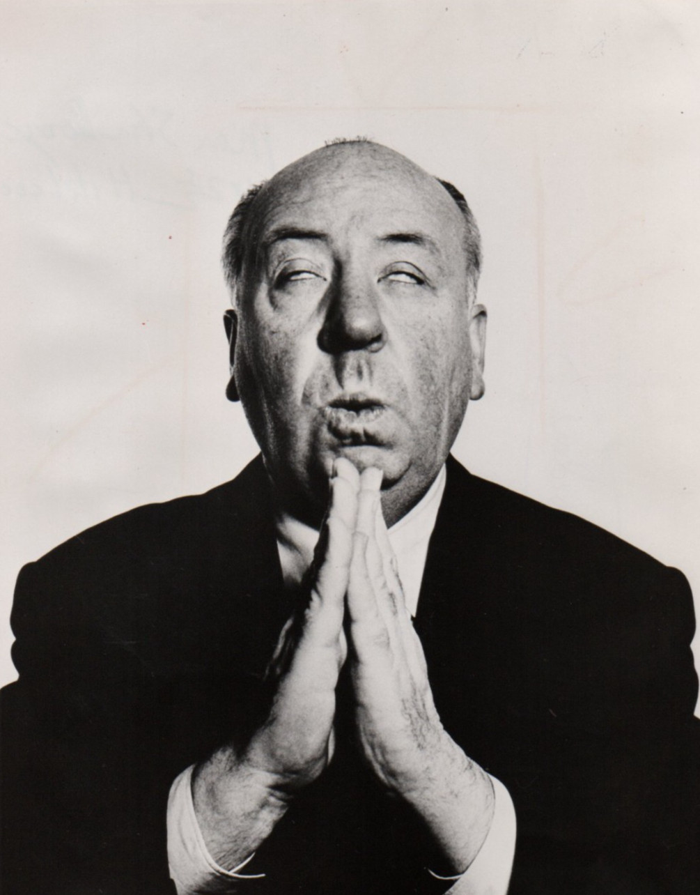 RARE Richard Avedon Vintage Photograph – Alfred Hitchcock, 1960