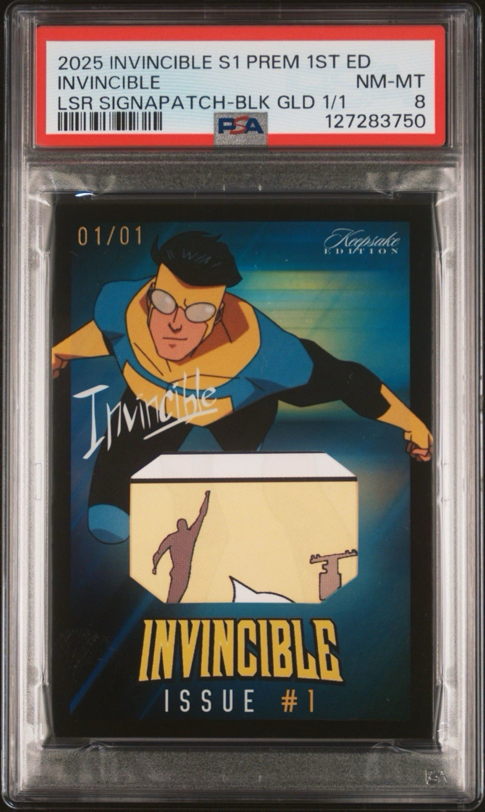 Keepsake 2025 Invincible 1/1 Rarest Card in Season 1 Set #601 of 600 1st Issue