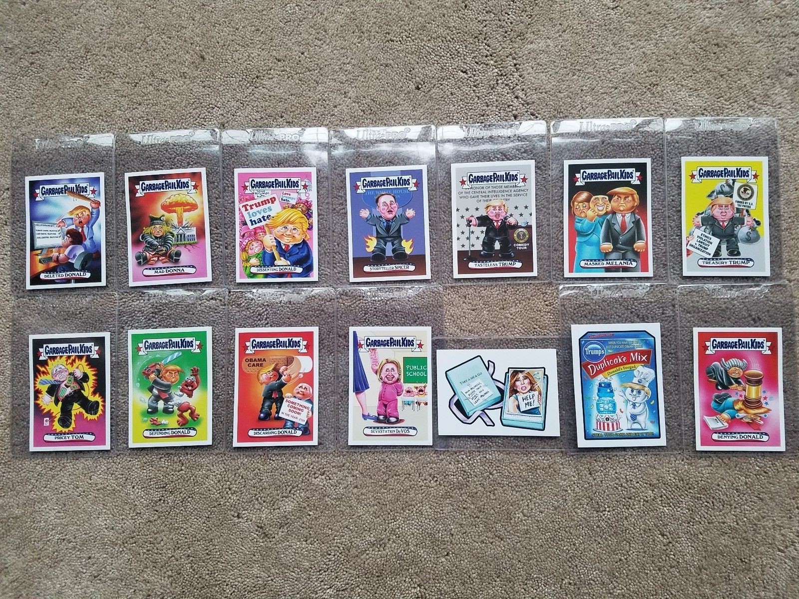 2017 Garbage Pail Kids Trumpocracy the First 100 Days Set #1 - #166 Donald Trump 2017 Garbage Pail Kids Trumpocracy the First 100 Days Set #1 - #166 Donald Trump