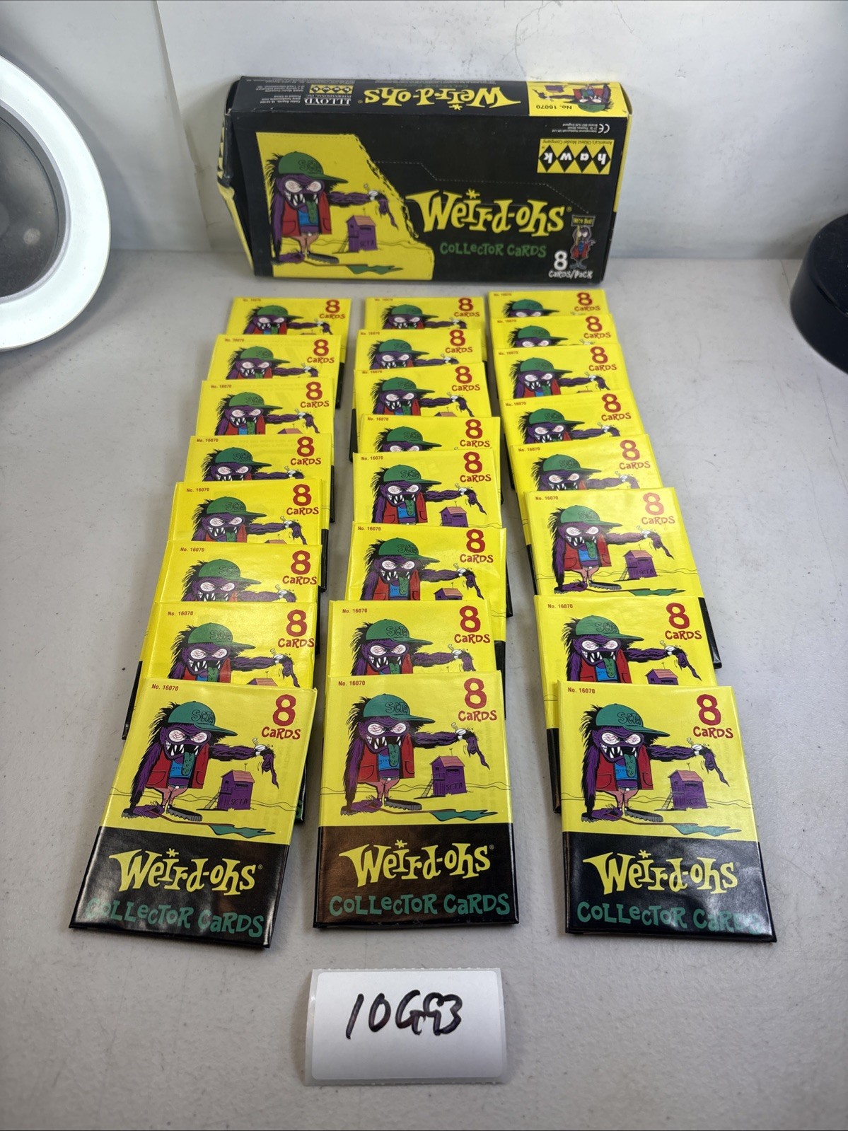 NEW 2007 Weird-Ohs Collector Cards Box 24 Packs 16070 Rat Fink Hawk 10G93