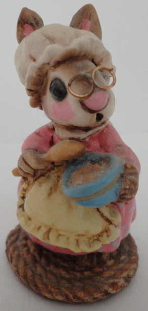 Wee Forest Folk Retired Batter Bunny c.1977 B-09 RARE by Annette Petersen Wee Forest Folk Retired Batter Bunny c.1977 B-09 RARE by Annette Petersen