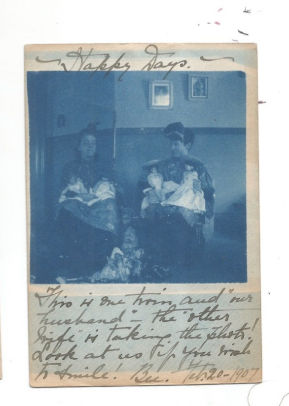 RPPC MEXICO ? REAL PHOTO CYANOTYPE POLYGAMOUS MARRIAGE OUR HUSBAND THEY SHARE RPPC MEXICO ? REAL PHOTO CYANOTYPE POLYGAMOUS MARRIAGE OUR HUSBAND THEY SHARE